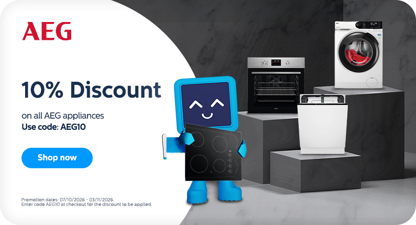 10% OFF AEG Appliances