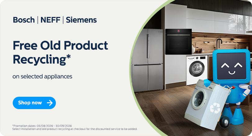 Free Old Product Recycling on selected appliances