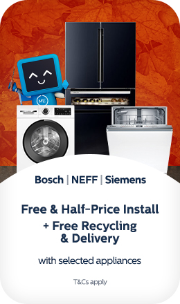 Free and Half Price Installation, plus Free Recycling with selected appliances
