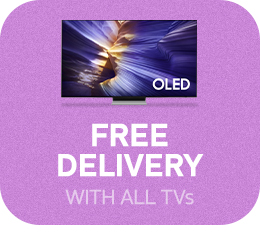 Free delivery with all TVs