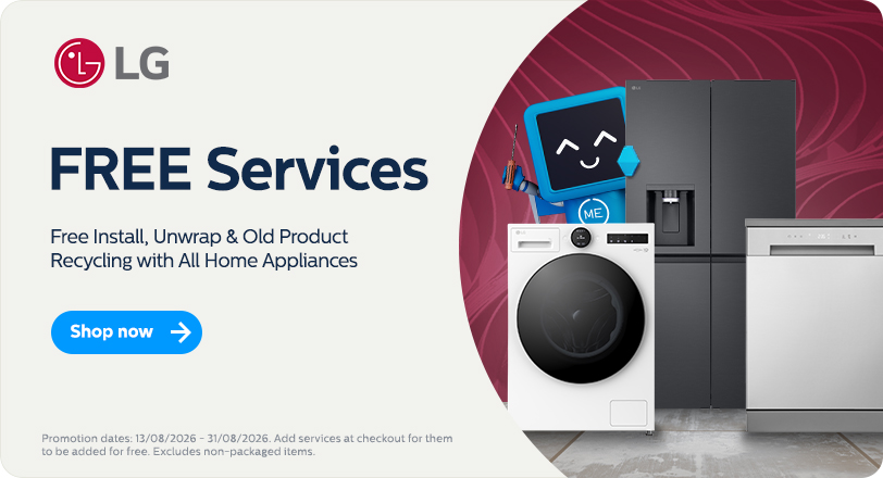 Free Installation, Unwrap and Old Product Recycling with LG Home Appliances