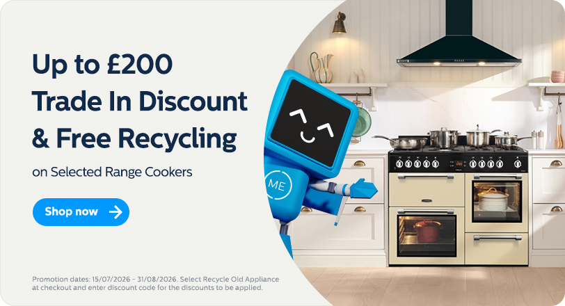 £200 Trade In Discount and Free Recycling on Selected Range cookers