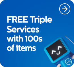 Free Triple Services on hundreds of freestanding appliances