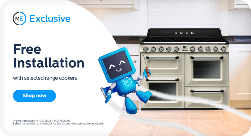 Free installation of selected range cookers
