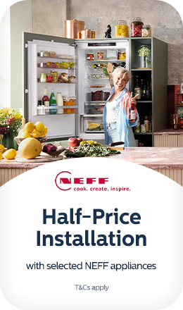 half price installation with selected NEFF appliances