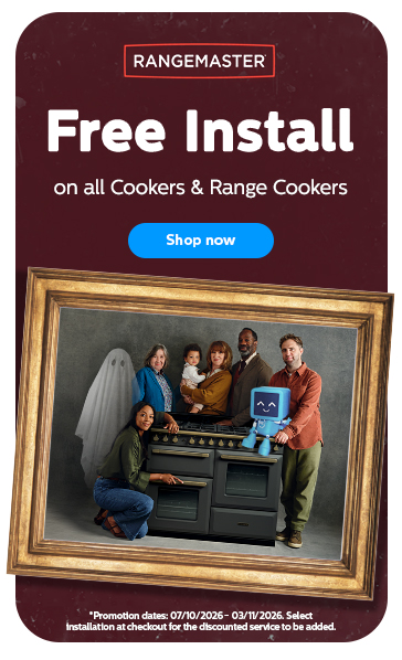 Free installation with all cookers and range cookers