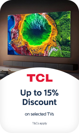 Up to 15% Discount on selected TVs